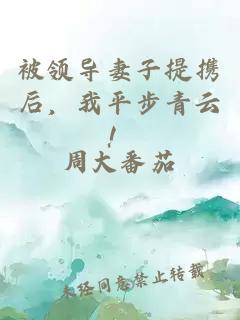 被领导妻子提携后，我平步青云！