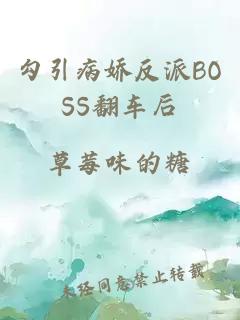勾引病娇反派BOSS翻车后