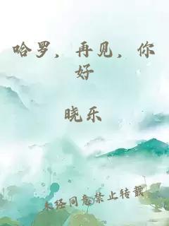 哈罗，再见，你好