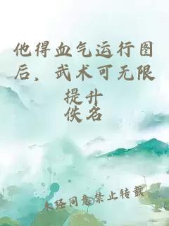 他得血气运行图后，武术可无限提升